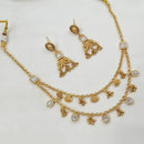 NAFJ Festive Bloom Double Layer Pota Stone Necklace Set