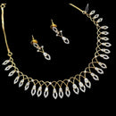 NAFJ Designer Austrian Stone Statement Necklace Set