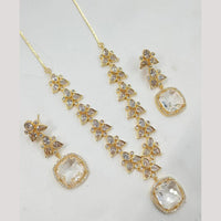 NAFJ Sparkling Crystal And Austrian Stone Designer Necklace Set
