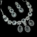 NAFJ Sparkling Crystal And Austrian Stone Designer Necklace Set