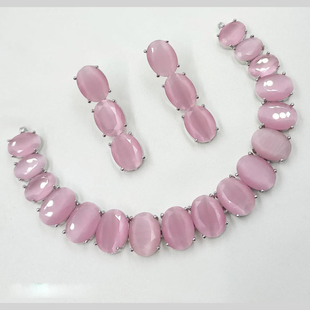 NAFJ Crystal Stone Necklace Set