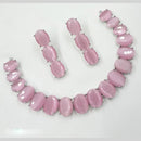 NAFJ Crystal Stone Necklace Set