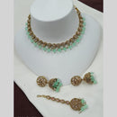 NAFJ Elegant Crystal Pearl Necklace Set Perfectly Polished Look