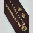 NAFJ Antique Polish Pota And Austrian Stone Necklace Set 