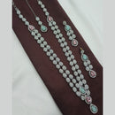 NAFJ Luxury Long Necklace Set Sparkle with Austrian Stones