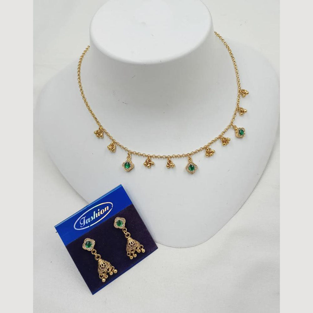 NAFJ Lightweight Ethnic Necklace Set with Matching Earrings