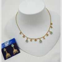 NAFJ Pota Stone Stylish Minimalist Necklace Set