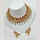 NAFJ Elegant Kundan Choker Necklace Set