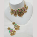 NAFJ Elegant Pota And Pearl Choker Necklace Set