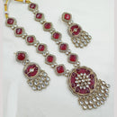 NAFJ Heritage Style Kundan And Austrian Stone Ethnic Necklace Set
