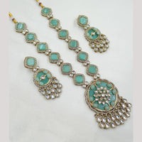 NAFJ Heritage Style Kundan And Austrian Stone Ethnic Necklace Set