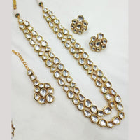 NAFJ Heritage Style Kundan Long Necklace Set