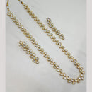 NAFJ Heritage Style Kundan Long Necklace Set