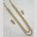 NAFJ Heritage Style Kundan Long Necklace Set