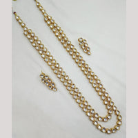 NAFJ Heritage Style Kundan Long Necklace Set