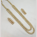 NAFJ Heritage Style Kundan Long Necklace Set