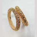 NAFJ Premium Leaf And Flower Pattern Openable Bangles Set