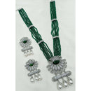 NAFJ Sparkling American Daimonds For Modern Elegance Long Necklace Set