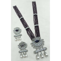 NAFJ Sparkling American Daimonds For Modern Elegance Long Necklace Set