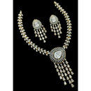 NAFJ Luxurious American Diamond Necklace Set