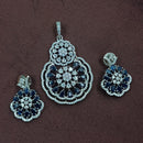 NAFJ Radiant Sparkle American Diamond Dangler Earrings