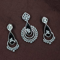 NAFJ Radiant Sparkle American Diamond Dangler Earrings