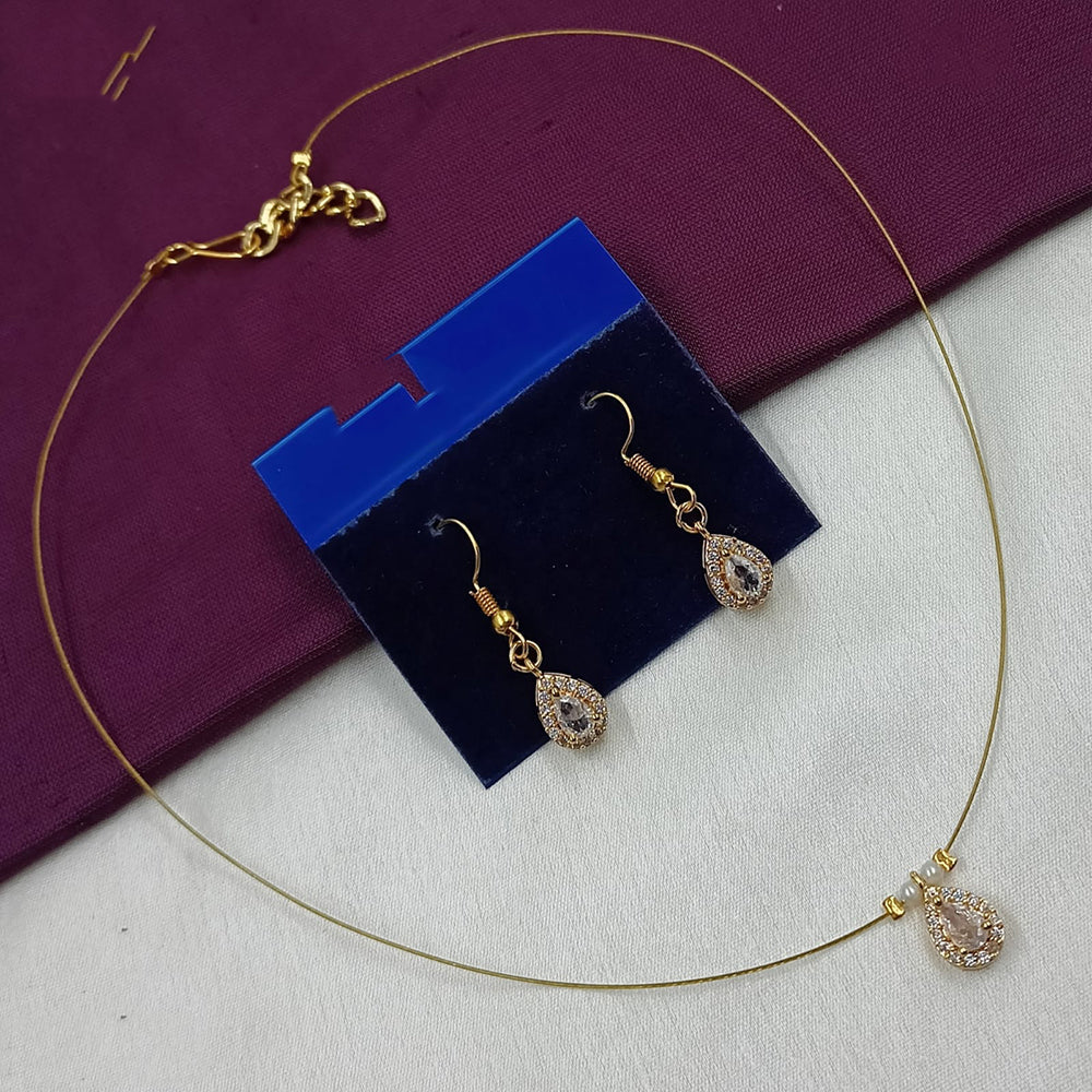 NAFJ Stylish Austrian Stone And Pearl Statement Necklace Set