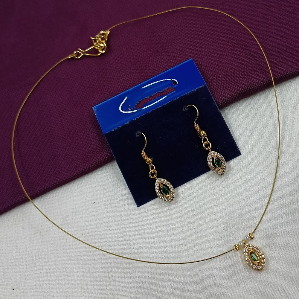 NAFJ Stylish Austrian Stone And Pearl Statement Necklace Set