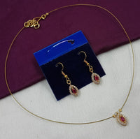 NAFJ Stylish Austrian Stone And Pearl Statement Necklace Set