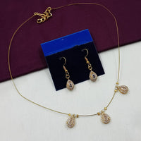 NAFJ Stylish Austrian Stone And Pearl Statement Necklace Set