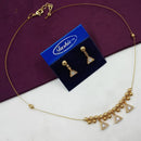 NAFJ Stylish Austrian Stone And Pearl Statement Necklace Set