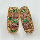 NAFJ Premium Pota Stone Openable Fashion Bangles Set