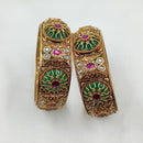 NAFJ Premium Pota Stone Openable Fashion Bangles Set