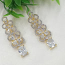 NAFJ Designer American Diamond Party Wear Dangler Earrings