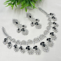 NAFJ Glamorous American Daimond Statement Necklace Set