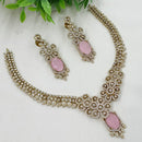 NAFJ Trendy Austrian And Crystal Stone Festive Necklace Set