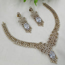 NAFJ Trendy Austrian And Crystal Stone Festive Necklace Set