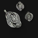 NAFJ Elegant Crystal And Austrian Stone Pendant Set 
