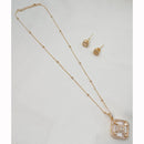 NAFJ Elegant Polki Kundan Stone Designer Pendant Set