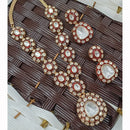 NAFJ Traditional Polki Kundan And Meenakari Designer Necklace Set