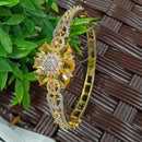 NAFJ Fashionable American Diamond Delicate Openable Bracelet