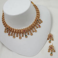 NAFJ Luxury Crystal Stone Fashion Choker Necklace Set