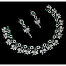 NAFJ Grand American Diamond Statement Necklace Set