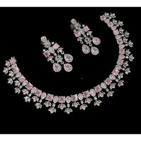 NAFJ Grand American Diamond Statement Necklace Set
