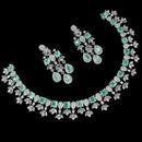 NAFJ Grand American Diamond Statement Necklace Set