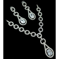 NAFJ Grand American Diamond Statement Necklace Set