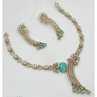 NAFJ Grand American Diamond Statement Necklace Set