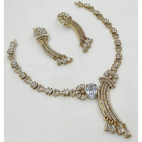 NAFJ Grand American Diamond Statement Necklace Set