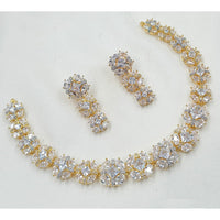 NAFJ Grand American Diamond Statement Necklace Set