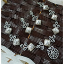 NAFJ Grand American Diamond Statement Necklace Set